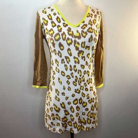 EVOLUTION by Cyrus Women's Leopard Light Sweater - Size Small - NWT $115 - Picture 1 of 4